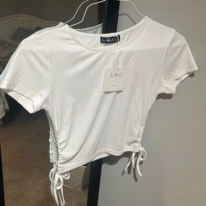 White tie crop top!